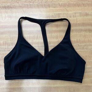 LuLuLemon  align Racer Back Sports bra top Size 8 Black w pads
